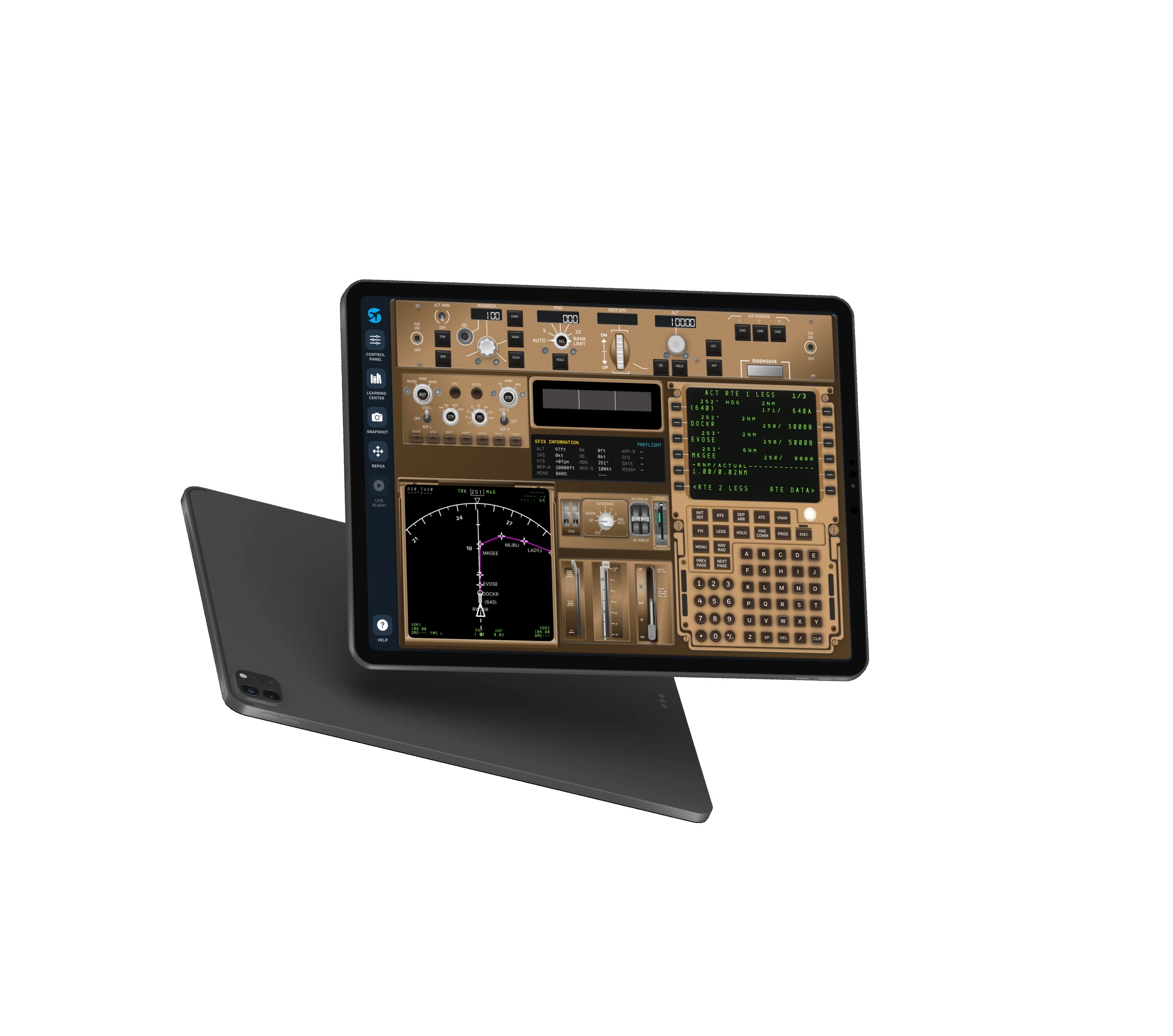 B747-400 FMS Simulator